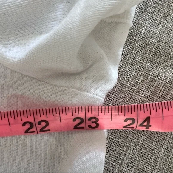 Offline by aerie 100% cotton Short sleeve Logo t shirt tee Ladies medium white - Picture 6 of 7